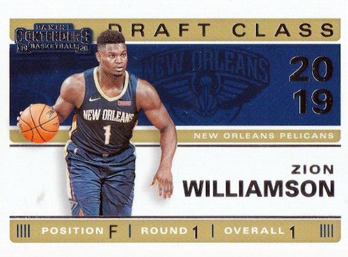 2019 PANINI CONTENDERS - DRAFT CLASS - SINGLES -