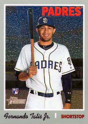 2019 TOPPS HERITAGE - CHROME BASE - SINGLES - #THC501-THC725 - #'D/999 - YOU PICK FROM LIST