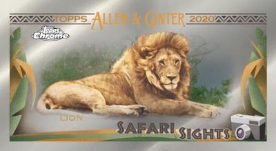 2020 TOPPS ALLEN & GINTER CHROME - MINI - SAFARI SIGHTS - SINGLES - #SSC1-SCC15 - YOU PICK FROM LIST