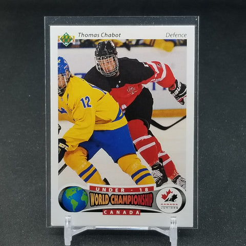 2015 UPPER DECK TEAM CANADA JUNIORS - RETRO - T. CHABOT - #R18-11