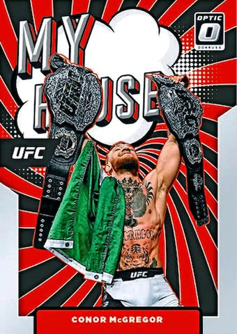 2022 Donruss popular Optic UFC Israel Adesanya My House White Sparkle NM-MN NICE