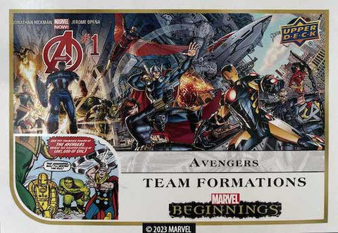 2022 UPPER DECK MARVEL NEW BEGINNINGS VOLUME 2 SERIES 1 - TEAM FORMATIONS - SINGLES -