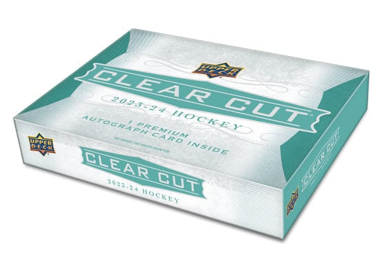 2023 UPPER DECK CLEAR CUT HOCKEY HOBBY BOX