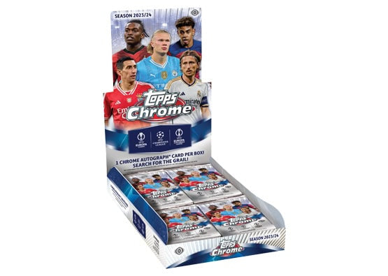 2023 TOPPS CHROME UEFA COMPETITIONS SOCCER HOBBY BOX