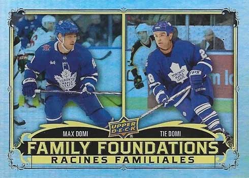 2023 UPPER DECK TIM HORTONS GREATEST DUOS - FAMILY FOUNDATIONS - SINGLES -