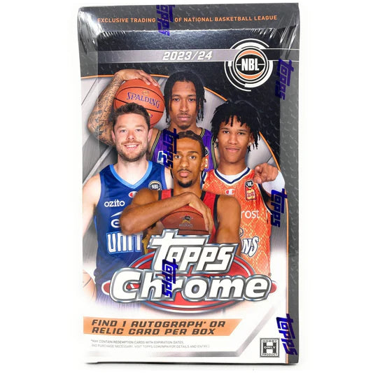 2023 TOPPS CHROME NBL BASKETBALL HOBBY BOX