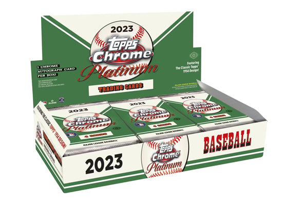 2023 TOPPS CHROME PLATINUM ANNIVERSARY BASEBALL HOBBY BOX