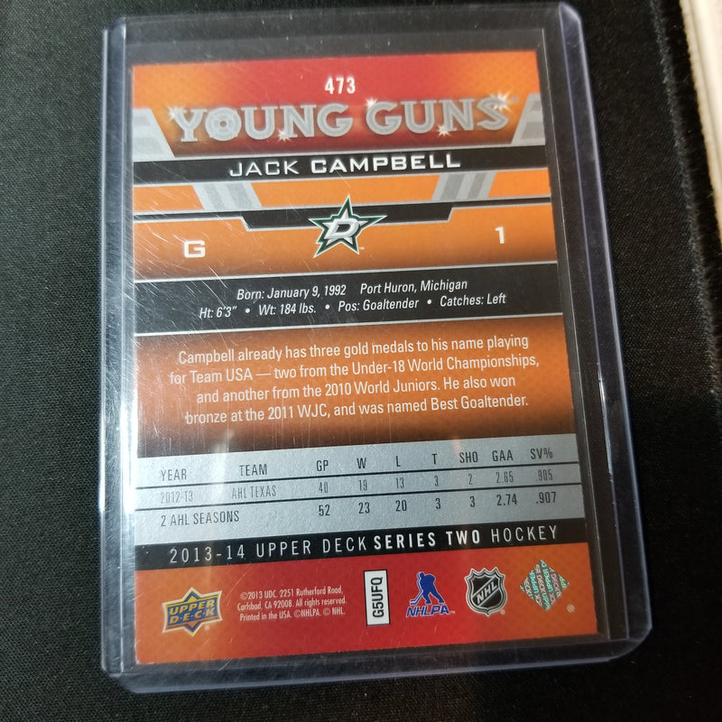 2013 UPPER DECK SERIES TWO - YOUNG GUNS - J. CAMPBELL -