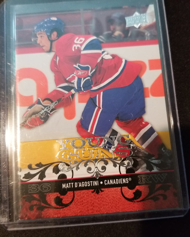 2008 UPPER DECK SERIES ONE - YOUNG GUNS - M. D'AGOSTINI -