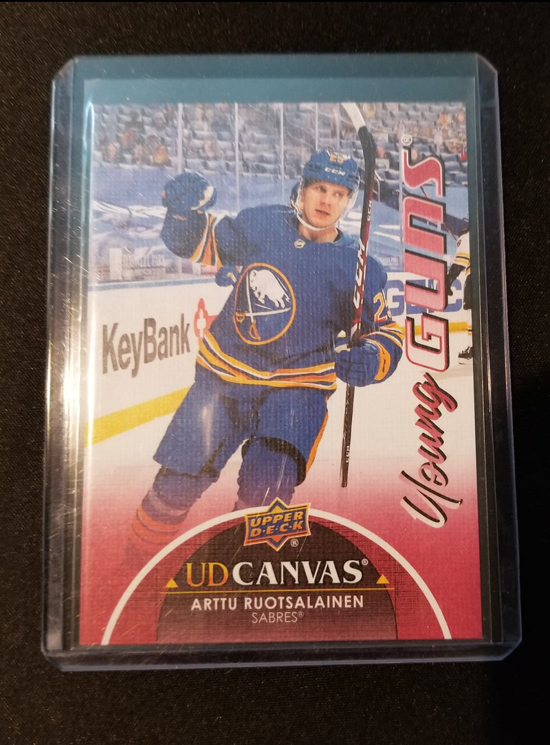 2021 UPPER DECK SERIES ONE - UD CANVAS - YOUNG GUNS - A. RUOTSALAINEN -