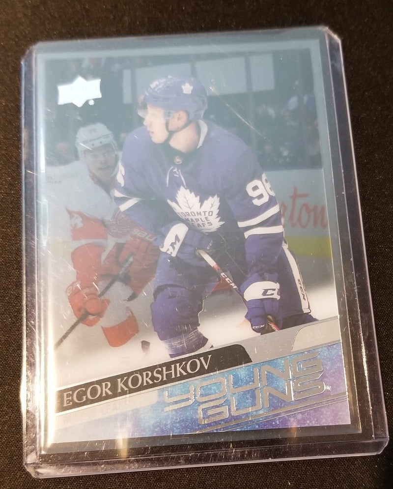 2020 UPPER DECK SERIES ONE - CLEAR CUT - YOUNG GUNS - E. KORSHKOV -