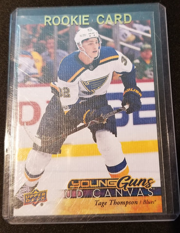 2017 UPPER DECK SERIES ONE - UD CANVAS - YOUNG GUNS - T. THOMPSON - #C100 - RC