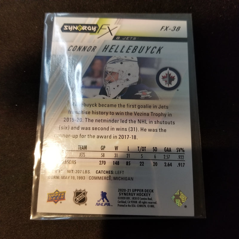 2020 UPPER DECK SYNERGY FX - PURPLE - C. HELLEBUYCK - #FX-38 - #'D/349