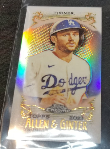 2021 TOPPS ALLEN & GINTER CHROME - MINI - T. TURNER - #185