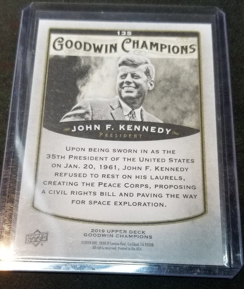 2019 UPPER DECK GOODWIN CHAMPIONS - J. F. KENNEDY -