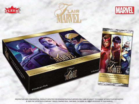 2023 UPPER DECK FLAIR MARVEL HOBBY PACK