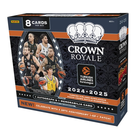 2024 PANINI CROWN ROYALE EUROLEAGUE BASKETBALL HOBBY BOX