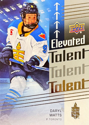 2024 UPPER DECK PWHL - ELEVATED TALENT - SINGLES - #ET1-ET20 - YOU PICK FROM LIST