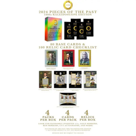 2024 SP PIECES OF THE PAST 1800'S KALEIDOSCOPE EDITION BOX