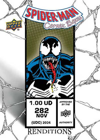 2024 UPPER DECK MARVEL RENDITIONS SPIDER-MAN - CORNER BOXES - SINGLES - #CB1-CB50 - YOU PICK FROM LIST