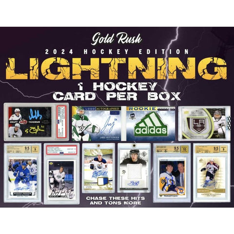 2024 GOLD RUSH LIGHTNING HOCKEY BOX