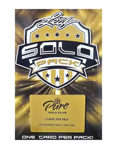 2024 LEAF PRO SET PURE FOOTBALL SOLO PLUS PACK