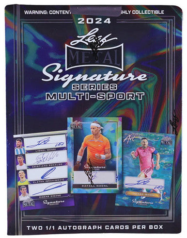 2024 LEAF METAL SIGNATURE SERIES MULTI-SPORT HOBBY BOX