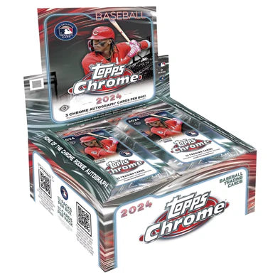 2024 TOPPS CHROME BASEBALL JUMBO HOBBY BOX