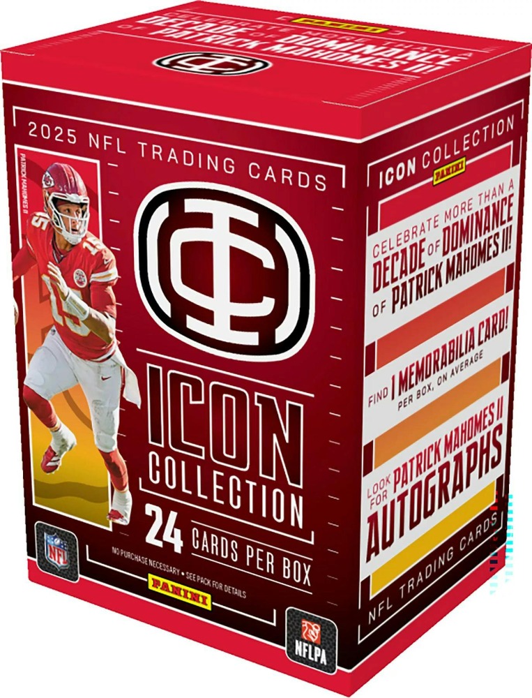 2025 PANINI AUTHENTICALLY MAHOMES ICON COLLECTION BLASTER BOX