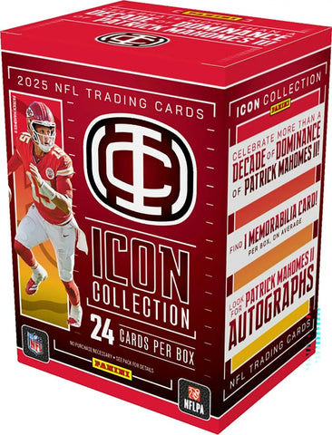 2025 PANINI AUTHENTICALLY MAHOMES ICON COLLECTION BLASTER BOX
