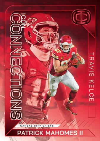 2025 PANINI ICON COLLECTION MAHOMES - ICON CONNECTIONS - SINGLES - #IC1-IC25 - YOU PICK FROM LIST