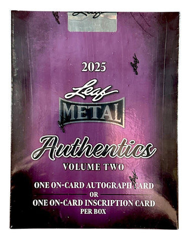 2025 LEAF AUTHENTICS VOLUME 2 MULTI-SPORT HOBBY BOX
