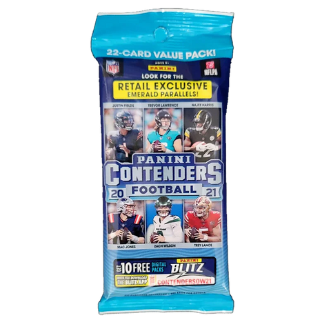2021 PANINI CONTENDERS FOOTBALL RETAIL FAT PACK