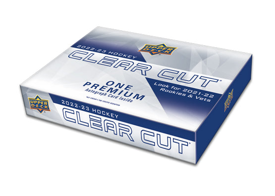 2022 UPPER DECK CLEAR CUT HOCKEY HOBBY BOX (COMBINED 2021)