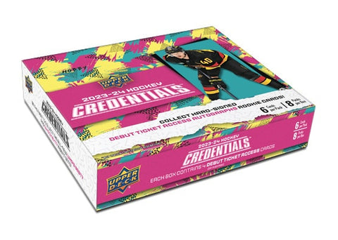 2023 UPPER DECK CREDENTIALS HOCKEY HOBBY BOX