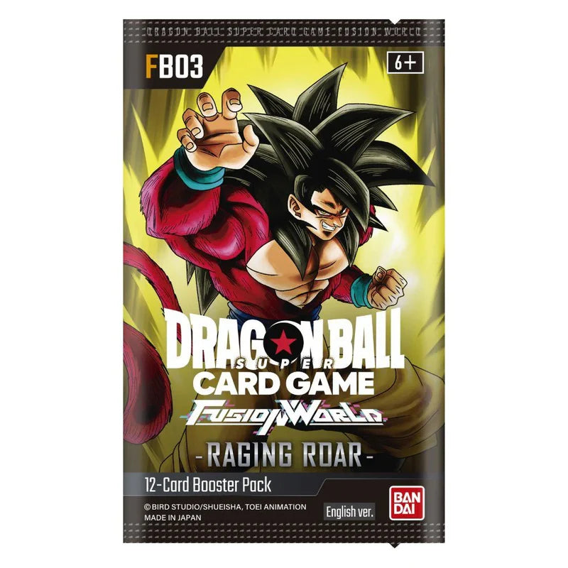 DBS FUSION WORLD RAGING ROAR BOOSTER PACK