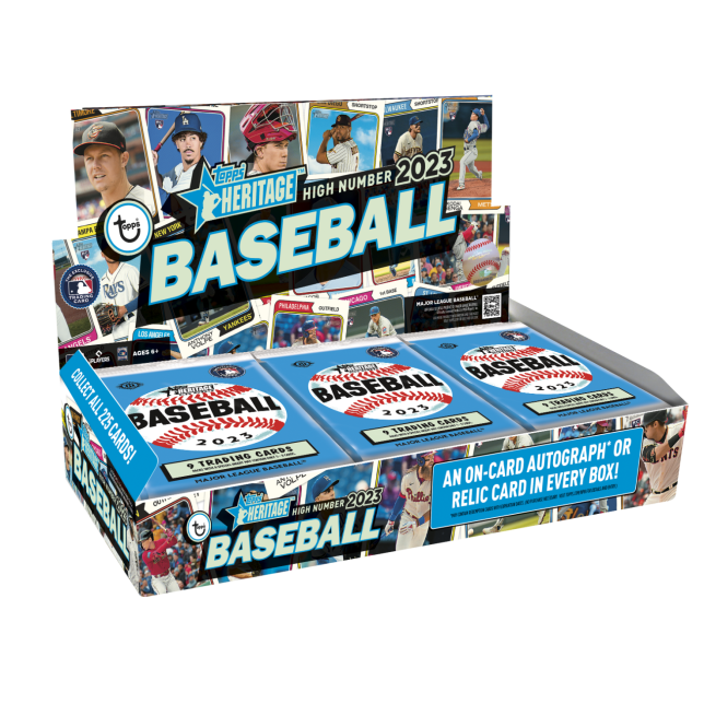 2023 TOPPS HERITAGE HIGH NUMBER BASEBALL HOBBY BOX