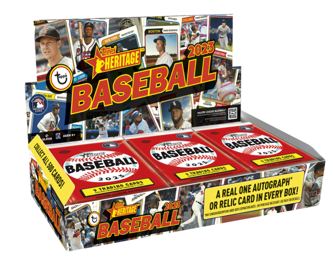 2023 TOPPS HERITAGE BASEBALL HOBBY BOX