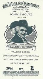 2009 TOPPS ALLEN & GINTER - MINI A&G BACK - SINGLES -