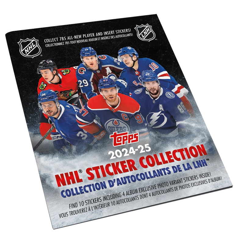 2024 TOPPS HOCKEY STICKER BOOK