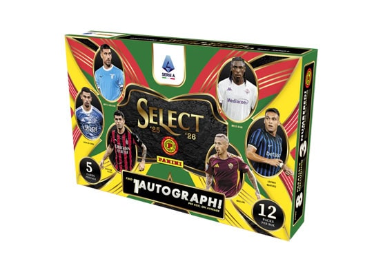 2025 PANINI SELECT SERIE A SOCCER INTERNATIONAL HOBBY BOX