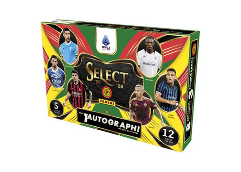 2025 PANINI SELECT SERIE A SOCCER INTERNATIONAL HOBBY BOX