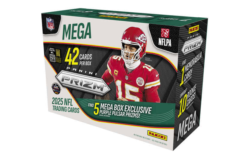 2025 PANINI PRIZM FOOTBALL HOBBY MEGA BOX