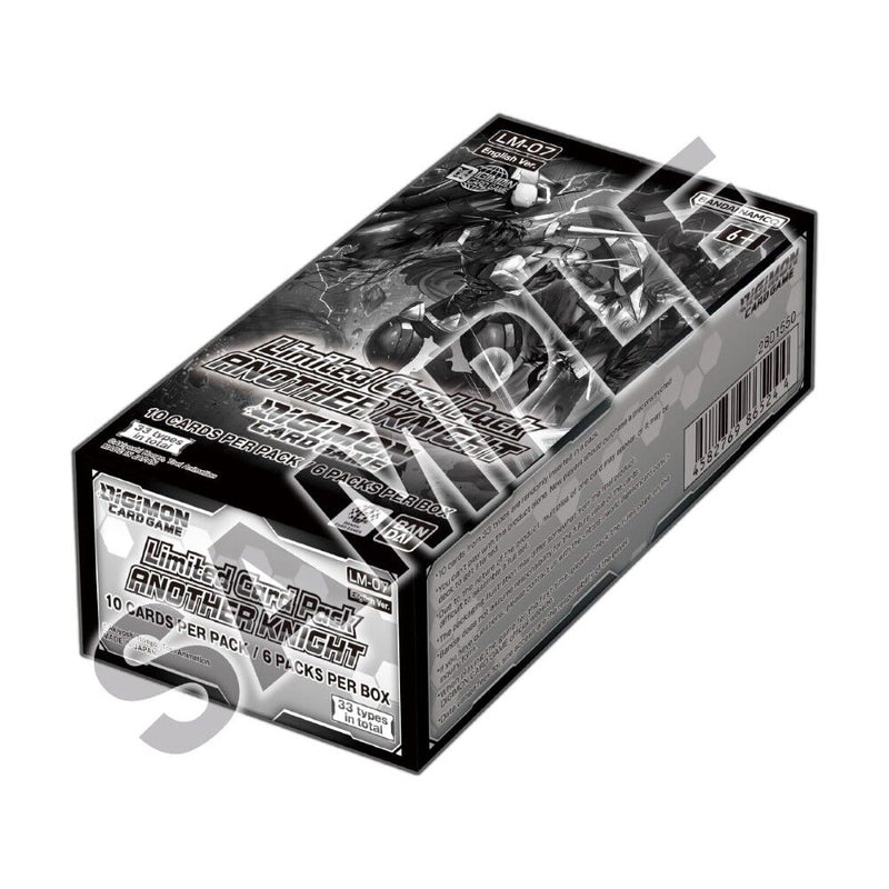 DIGIMON CARD GAME LM-07 ANOTHER KNIGHT LIMITED CARD PACK DISPLAY