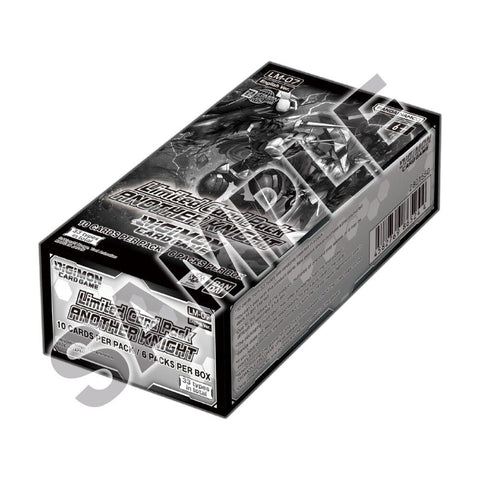 DIGIMON CARD GAME LM-07 ANOTHER KNIGHT LIMITED CARD PACK DISPLAY