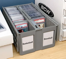 BCW TWO ROW GRADED CARD BIN