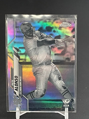 2020 TOPPS CHROME - NEGATIVE REFRACTOR - P. ALONSO - #80