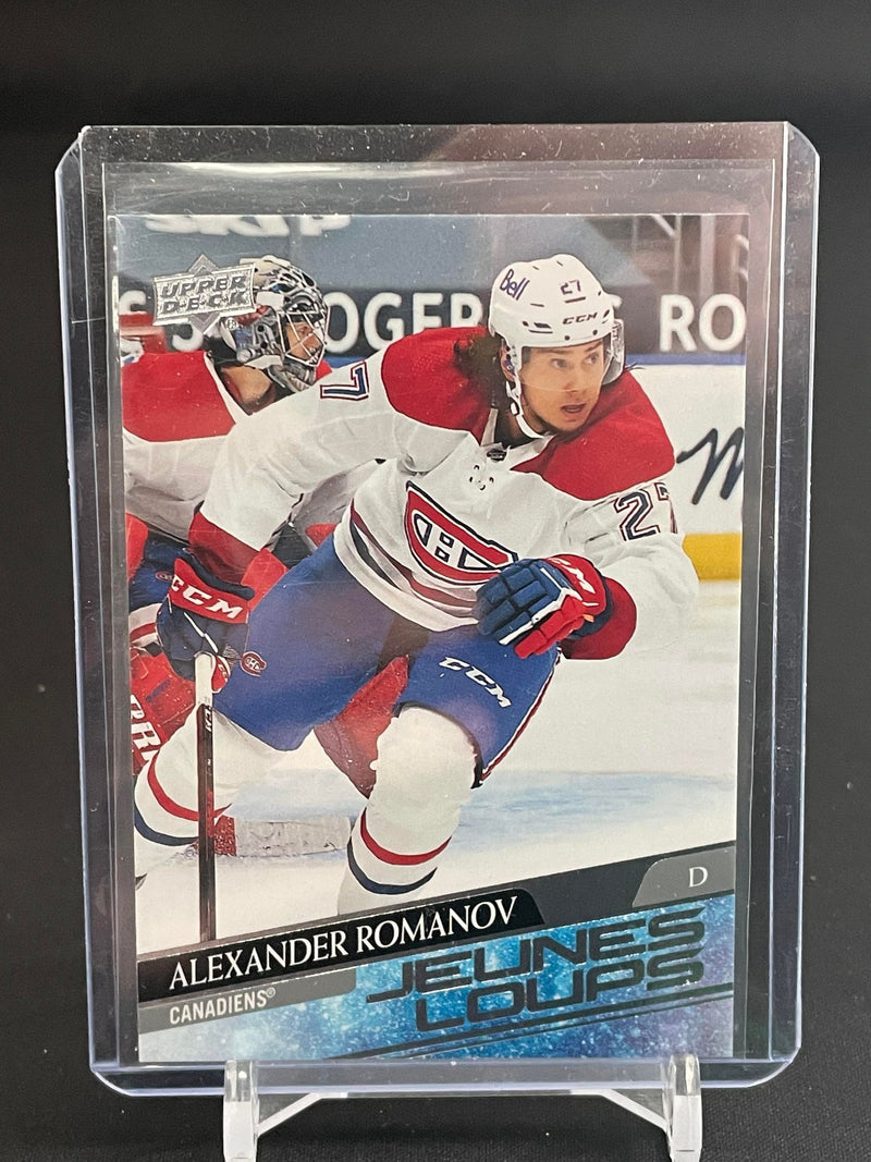 2020 UPPER DECK SERIES TWO - FRENCH VARIANT - YOUNG GUNS - A. ROMANOV -