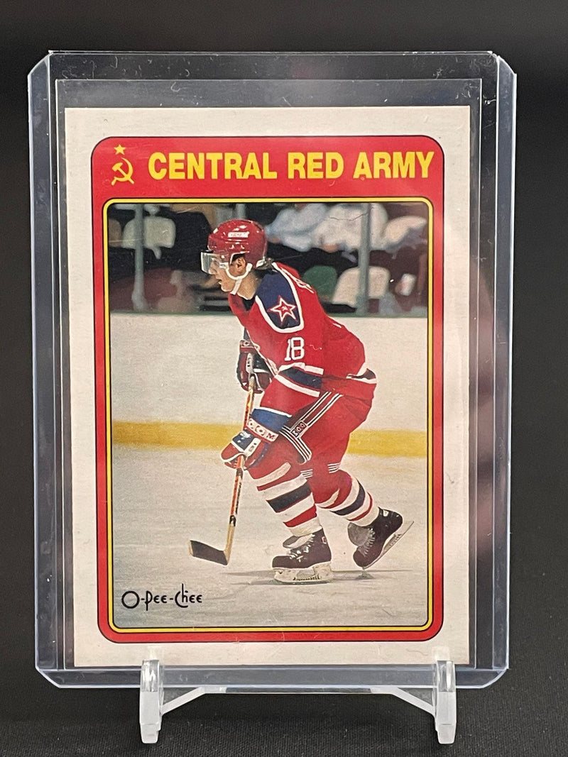 1990 O-PEE-CHEE - CENTRAL RED ARMY - S. FEDOROV -