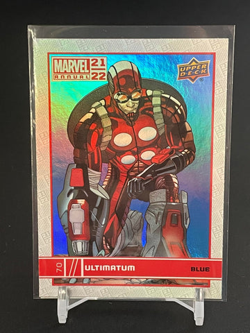 2021 UPPER DECK MARVEL ANNUAL - BLUE PARALLEL - SINGLES - #1-100 - YOU PICK FROM LIST